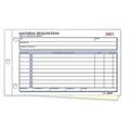 Rediform Office Products Material Requisition Forms- 2-Parts- Crbnls- 4-.25in.x7-.88in. RED1L114